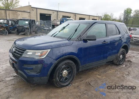 2017 Ford Explorer Police Interceptor из США, поврежденный, VIN 1FM5K8AT8HGC25644